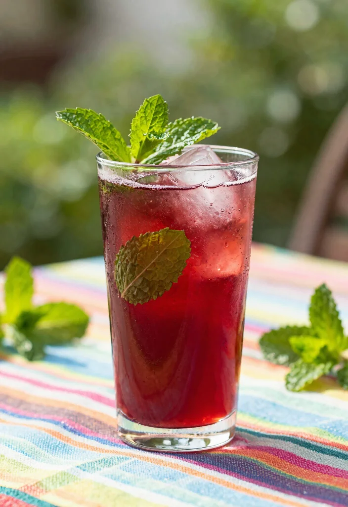 17 Detox Water Recipes and Benefits Explained for Everyday Wellness - 12. Hibiscus Mint Cooler 1