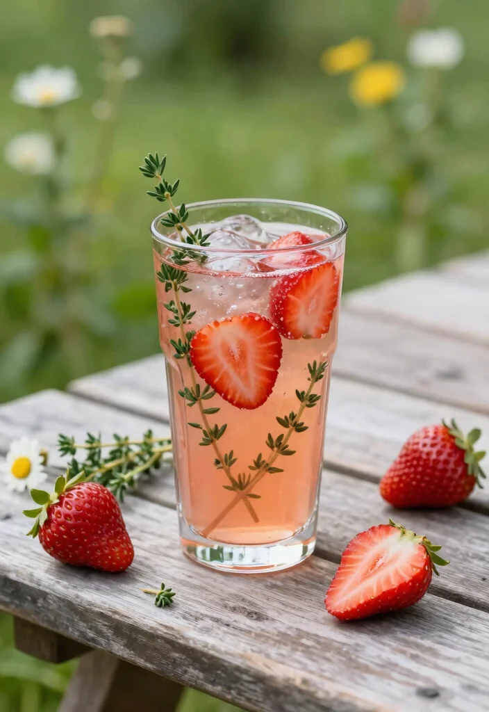 17 Detox Water Recipes and Benefits Explained for Everyday Wellness - 17. Strawberry Thyme Infusion 1