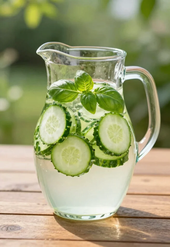 17 Detox Water Recipes and Benefits Explained for Everyday Wellness - 2. Cucumber Basil Bliss 1