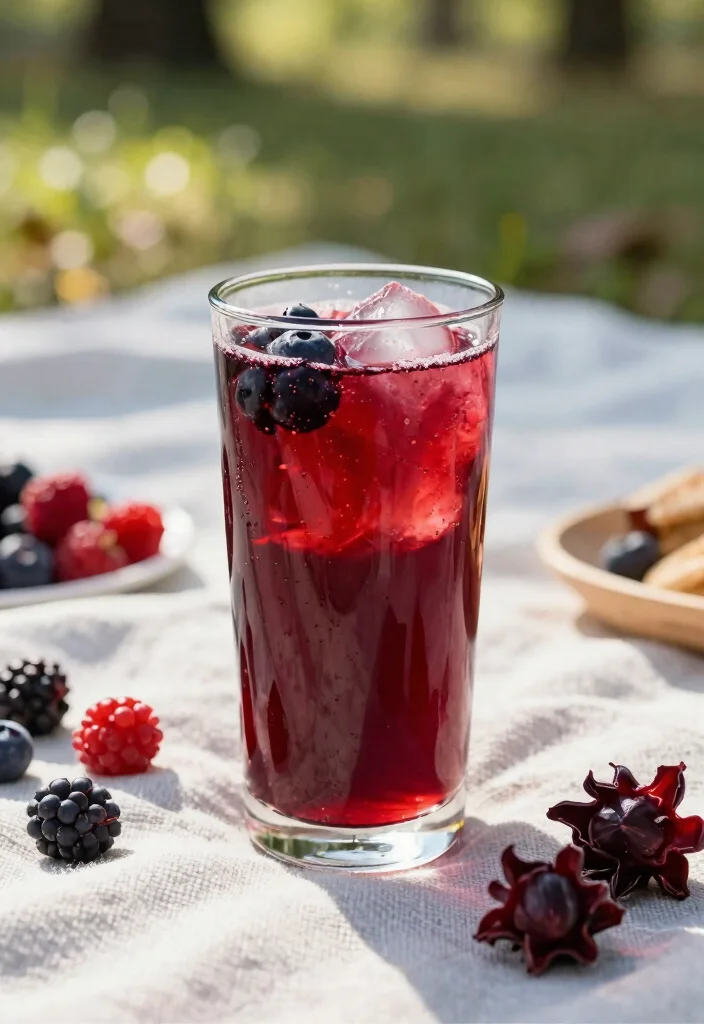 17 Detox Water Recipes and Benefits Explained for Everyday Wellness - 3. Berry Hibiscus Delight 1