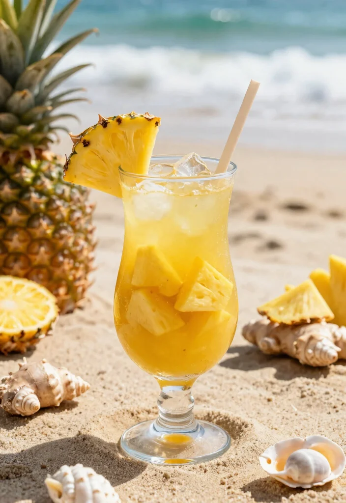 17 Detox Water Recipes and Benefits Explained for Everyday Wellness - 4. Tropical Ginger Fusion 1