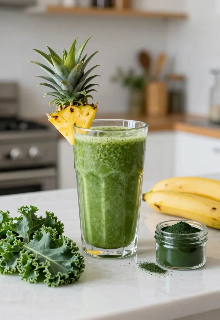 17 Green Detox Smoothie Recipes for Morning Energy and Gentle Body Cleanse - 4. Superfood Green Detox Smoothie 1