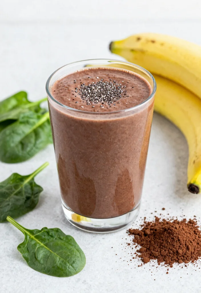 17 Healthy Chocolate Smoothie Recipes Without Guilt - 17. Chocolate Superfood Smoothie 1