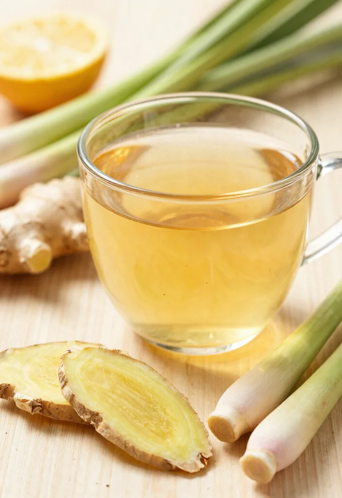 17 Liver Detox Tea Recipes for Gentle Daily Support and Herbal Balance - 16. Ginger & Lemongrass Detox Tea 1