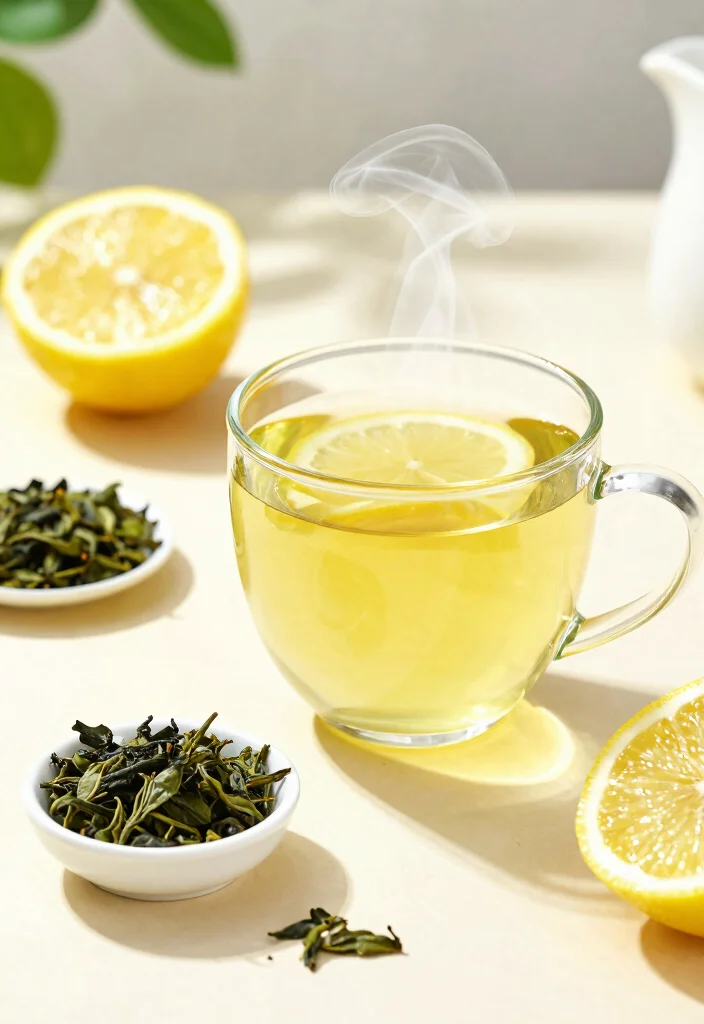 17 Liver Detox Tea Recipes for Gentle Daily Support and Herbal Balance - 5. Green Tea & Lemon Detox 1