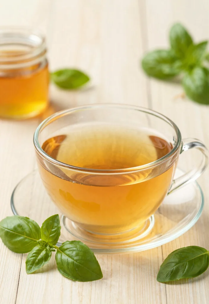 17 Lung Detox Tea Recipes with Herbs That Support Breathing and Daily Wellness - 14. Holy Basil (Tulsi) Tea 1