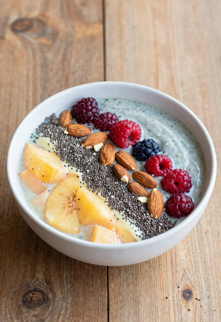 17 Mango Banana Smoothie Recipes Naturally Creamy - 13. Mango Banana Smoothie Bowl 1