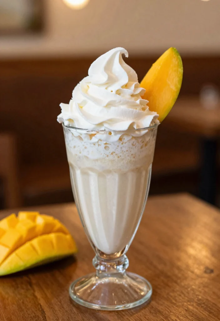 17 Mango Banana Smoothie Recipes Naturally Creamy - 15. Mango Banana Dessert Smoothie 1