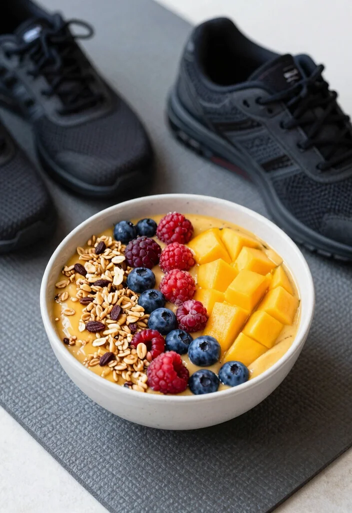 17 Mango Smoothie Bowl Recipes Naturally Creamy - 16. Mango Berry Protein Bowl 1