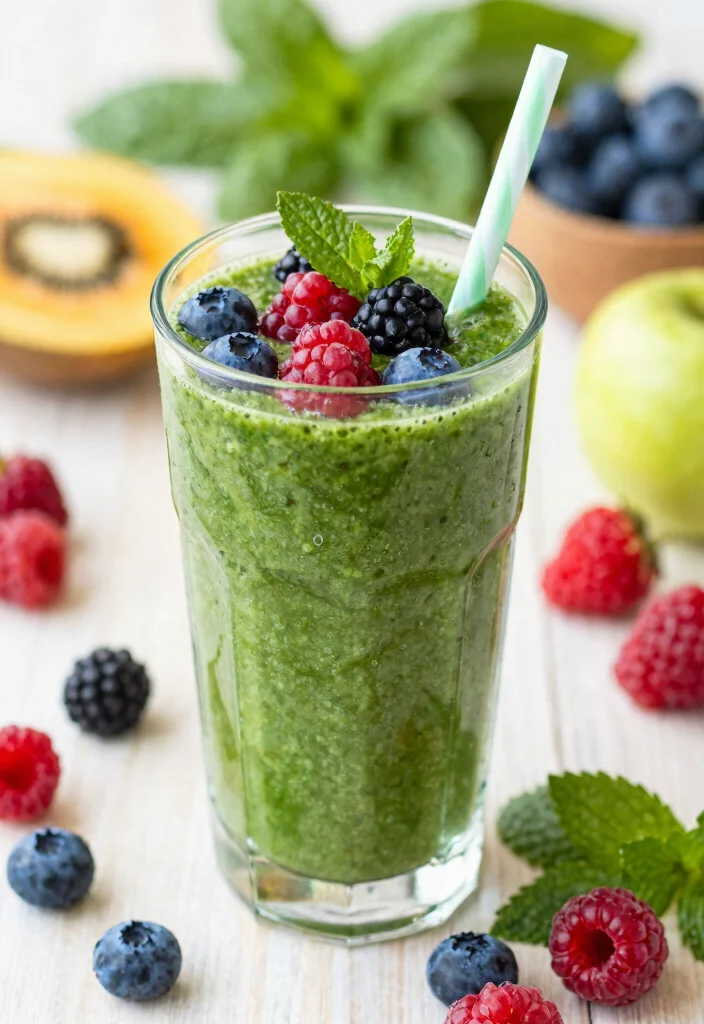 17 Metal Detox Cleanse Drink Recipes with Greens, Fruits, and Herbal Support - 17. Antioxidant Detox Smoothie 1