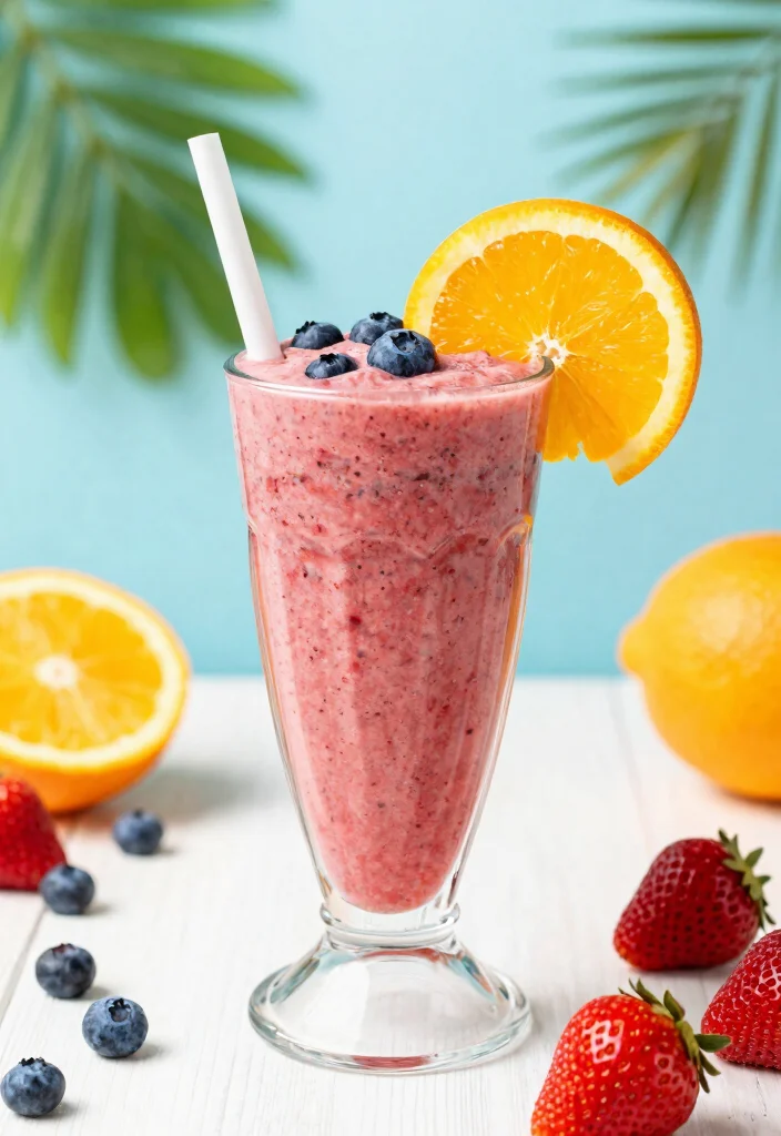 17 Strawberry Blueberry Smoothie Recipes Antioxidant Rich - 17. Strawberry Blueberry Burst Smoothie 1