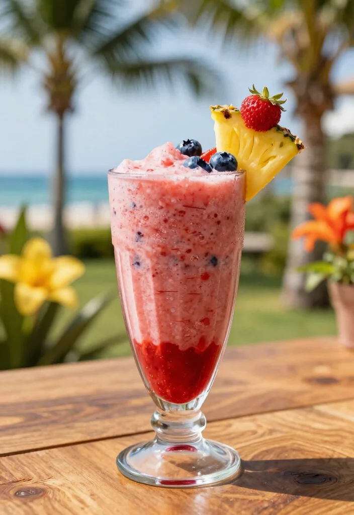 17 Strawberry Blueberry Smoothie Recipes Antioxidant Rich - 5. Tropical Strawberry Blueberry Smoothie 1