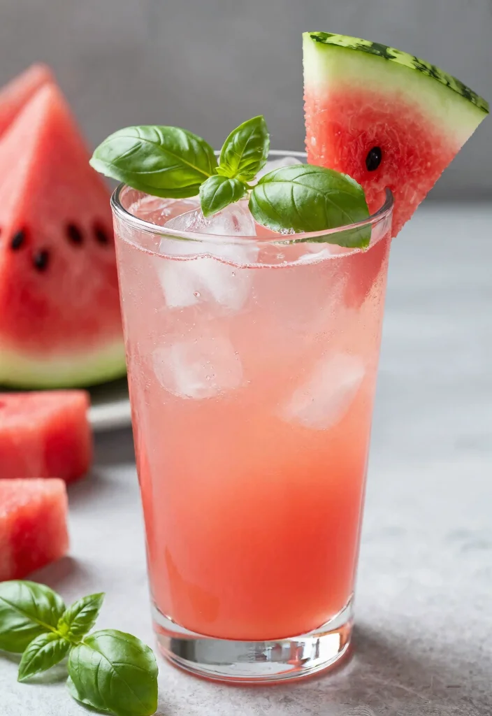 18 Body Detox Cleanse 3-Day Drink Plan for Beginners and Daily Wellness Support - 11. Watermelon Basil Detox Drink 1