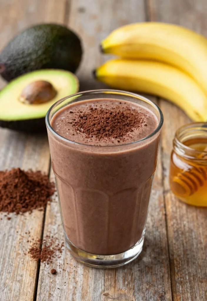18 Body Detox Cleanse 3-Day Drink Plan for Beginners and Daily Wellness Support - 7. Chocolate Avocado Smoothie 1