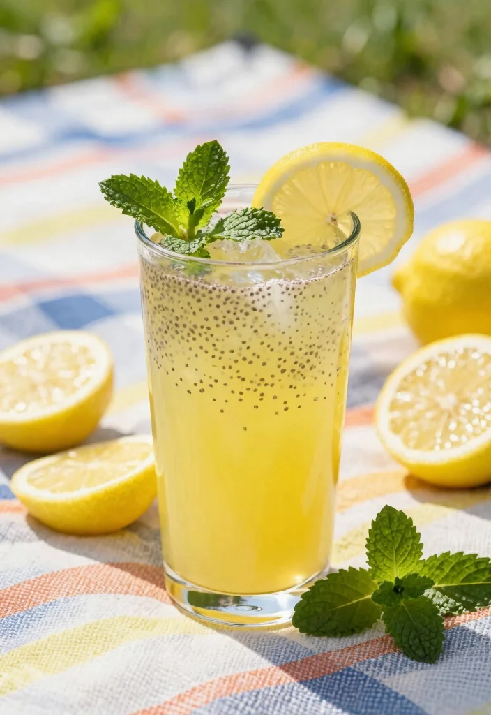 18 Colon Detox Cleanse Drink Recipes That Support Digestion and Bloating Relief - 9. Chia Seed Lemonade 1