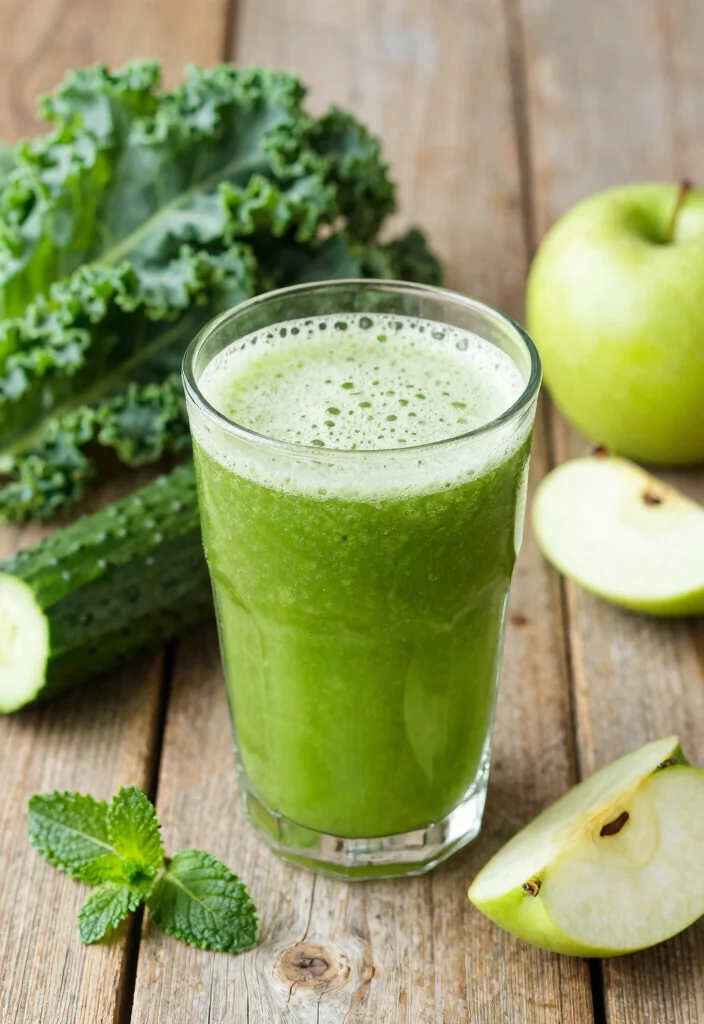 18 Detox Green Juice Recipes Packed with Leafy Greens and Fresh Vegetables - 1. Classic Green Detox Juice 1