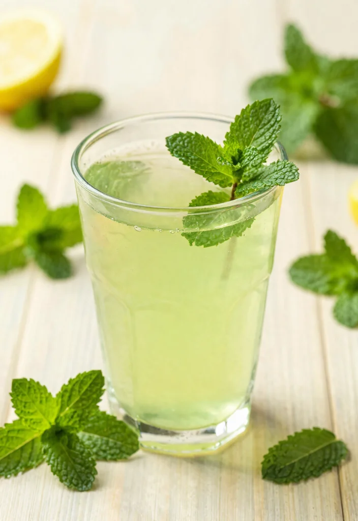 18 Detox Green Juice Recipes Packed with Leafy Greens and Fresh Vegetables - 13. Green Tea and Mint Infusion 1