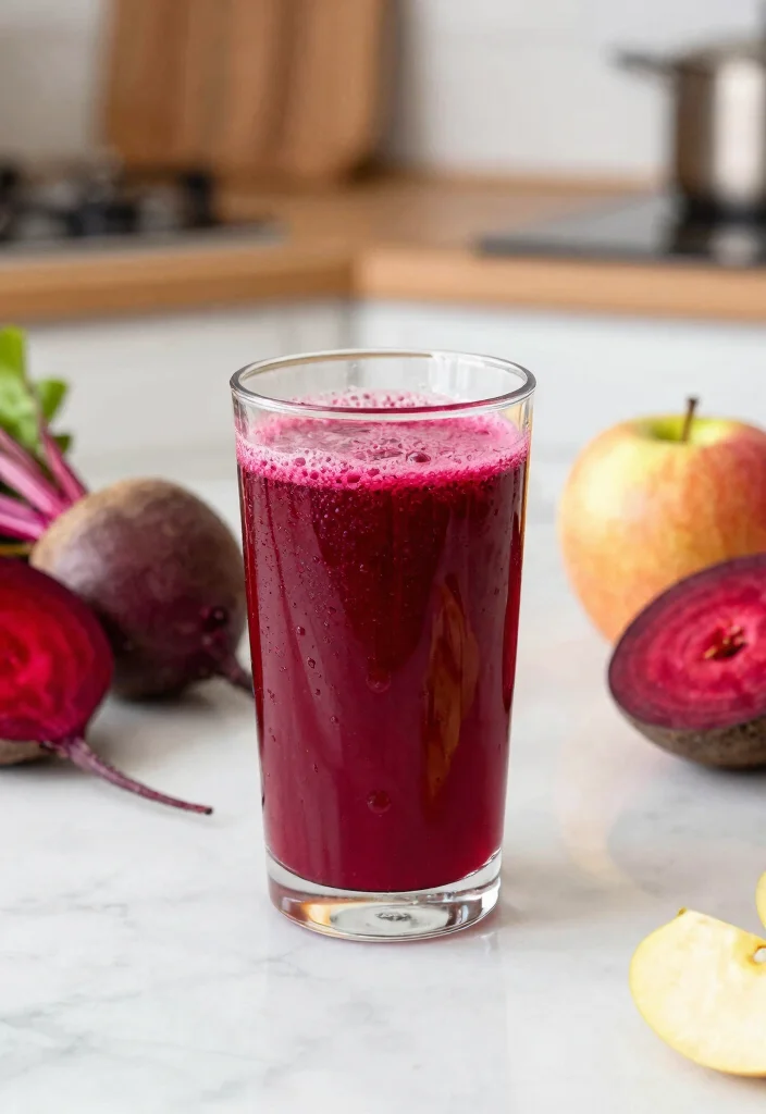 18 Detox Green Juice Recipes Packed with Leafy Greens and Fresh Vegetables - 18. Beet, Apple, and Ginger Detox Juice 1
