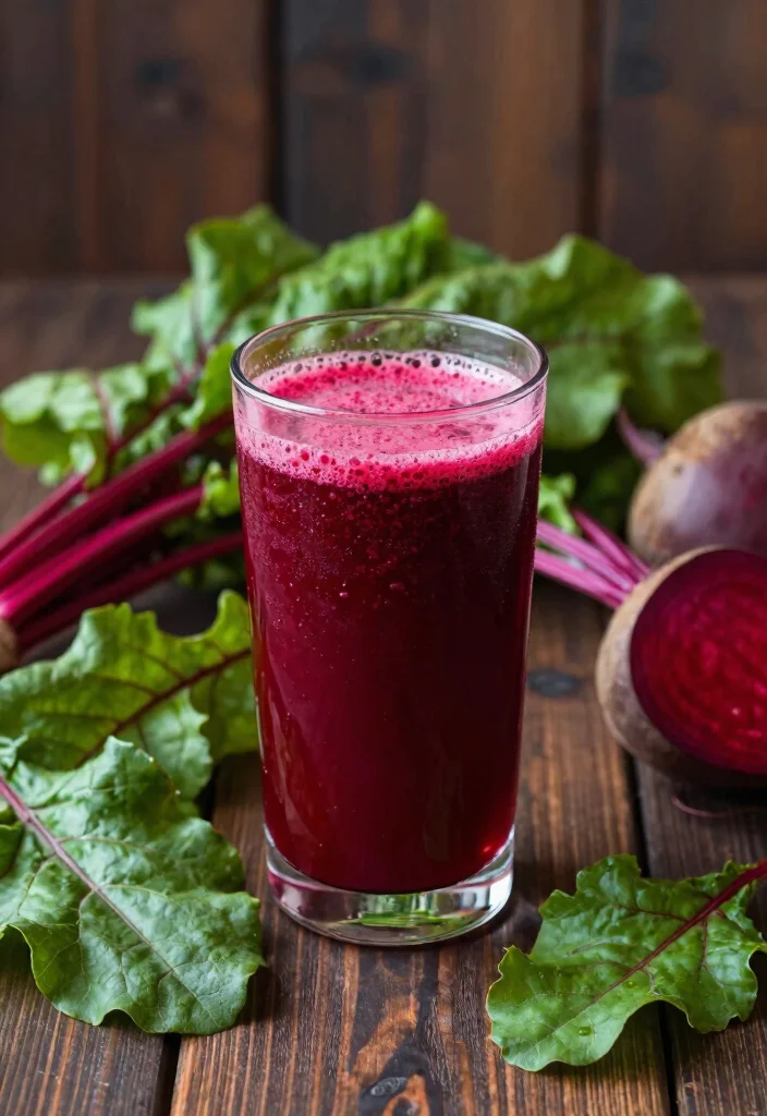 18 Detox Green Juice Recipes Packed with Leafy Greens and Fresh Vegetables - 5. Beet and Leafy Green Fusion 1