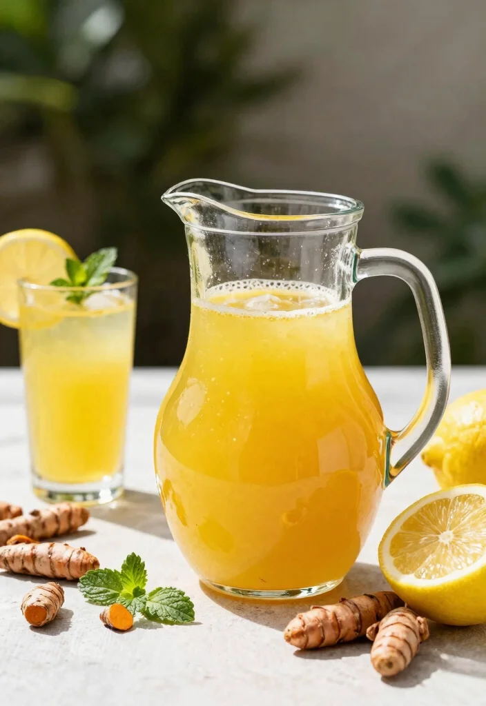 18 Detox Juice Recipes That Support Fat Flush and Digestive Balance - 17. Turmeric Lemonade Detox Juice 1