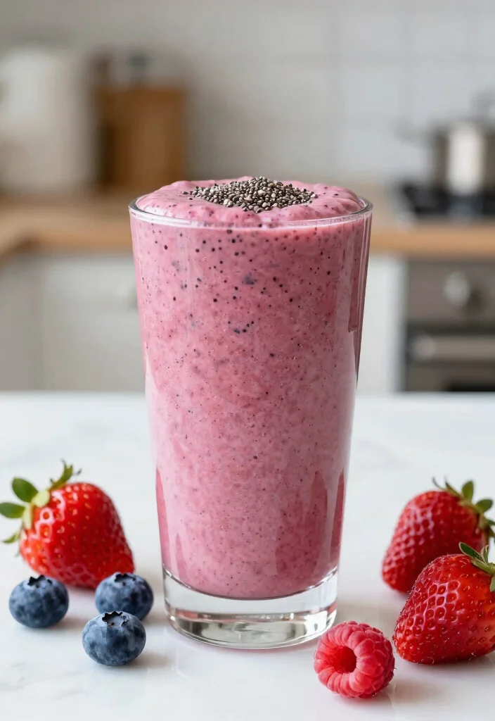 18 Detox Juice Recipes That Support Fat Flush and Digestive Balance - 8. Berry Detox Smoothie 1