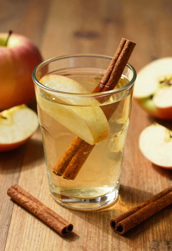 18 Detox Water Recipes for Brightening Skin and Even-Looking Complexion - 9. Apple & Cinnamon Comfort 1
