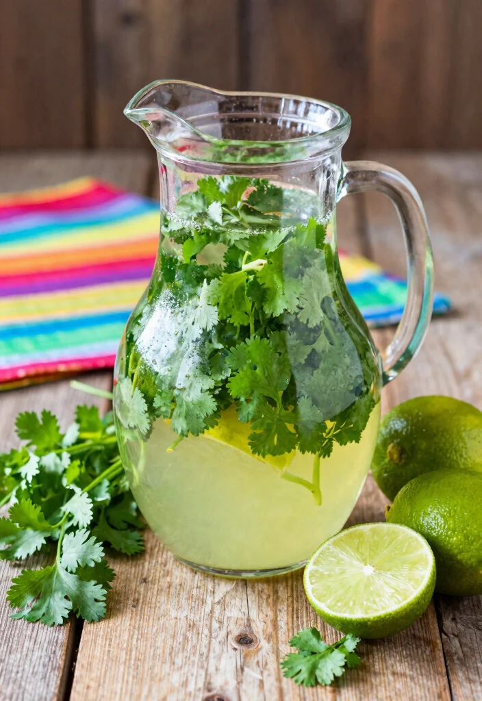 18 Detox Water Recipes for Clear Skin Using Fruits, Herbs, and Daily Hydration - 11. Spicy Cilantro Lime 1