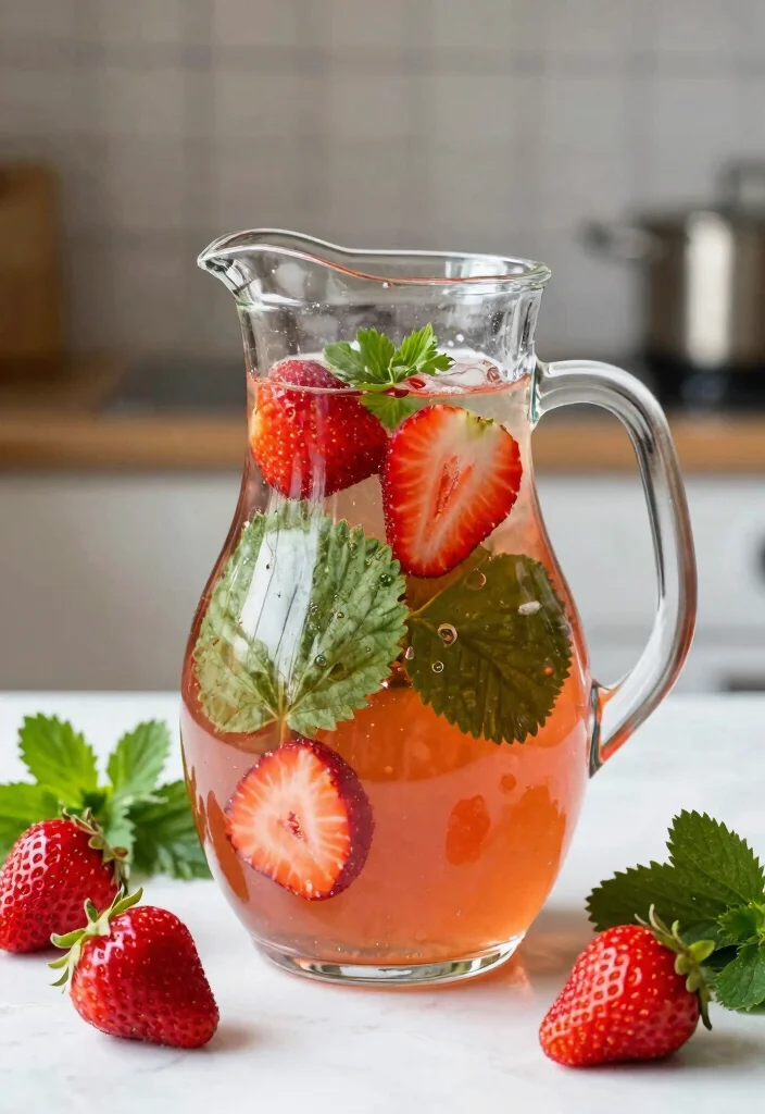18 Detox Water Recipes for Clear Skin Using Fruits, Herbs, and Daily Hydration - 17. Strawberry Lemon Verbena 1
