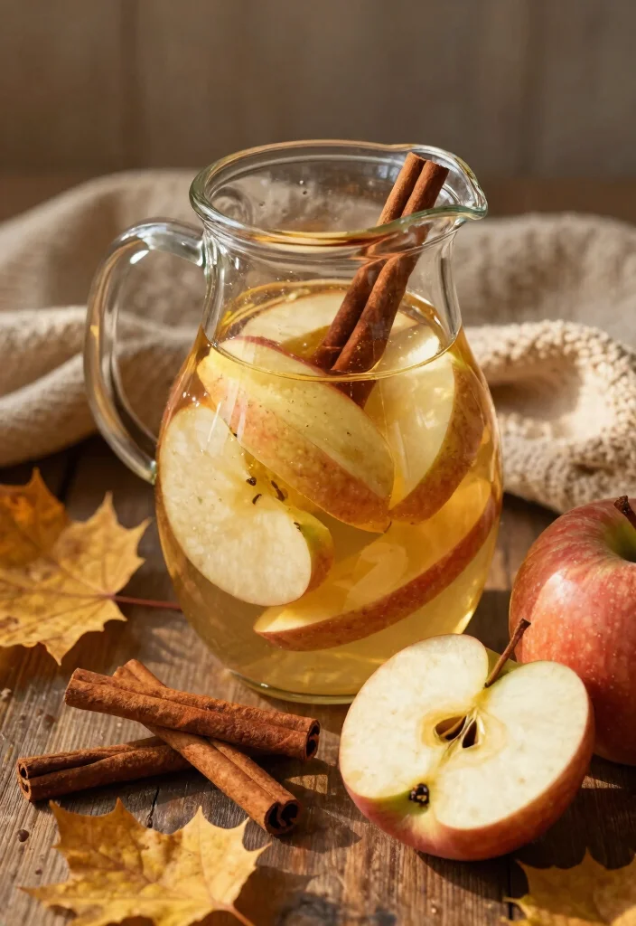 18 Detox Water Recipes for Clear Skin Using Fruits, Herbs, and Daily Hydration - 7. Apple Cinnamon Sparkle 1