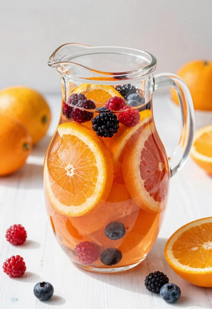 18 Detox Water Recipes for Clear Skin Using Fruits, Herbs, and Daily Hydration - 8. Citrus Berry Fusion 1