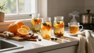 18 Detox Water Recipes for Winter with Warming Ingredients and Immune Support