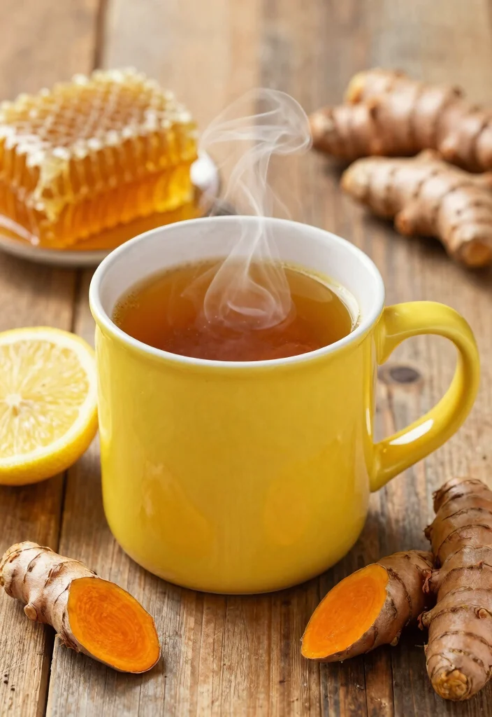 18 Detox Water Recipes for Winter with Warming Ingredients and Immune Support - 4. Turmeric and Honey Infusion 1