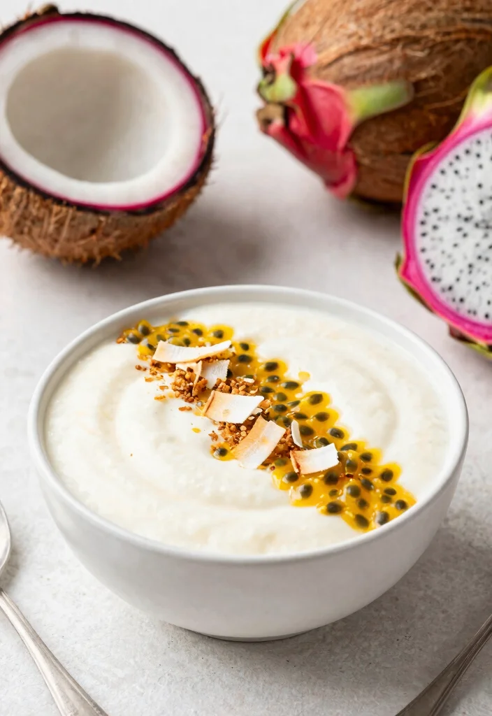 18 Dragon Fruit Smoothie Bowl Recipes Bright and Fresh - 11. Coconut Dragon Fruit Smoothie Bowl 1