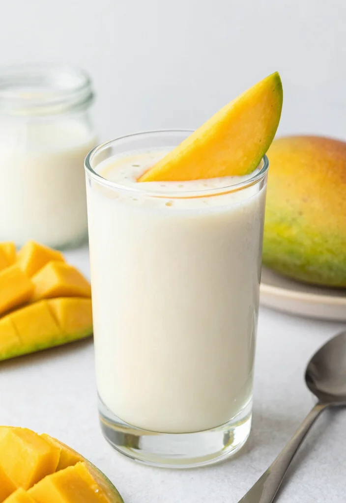 18 Healthy Mango Smoothie Recipes for Weight Loss - 12. Mango Kefir Smoothie 1