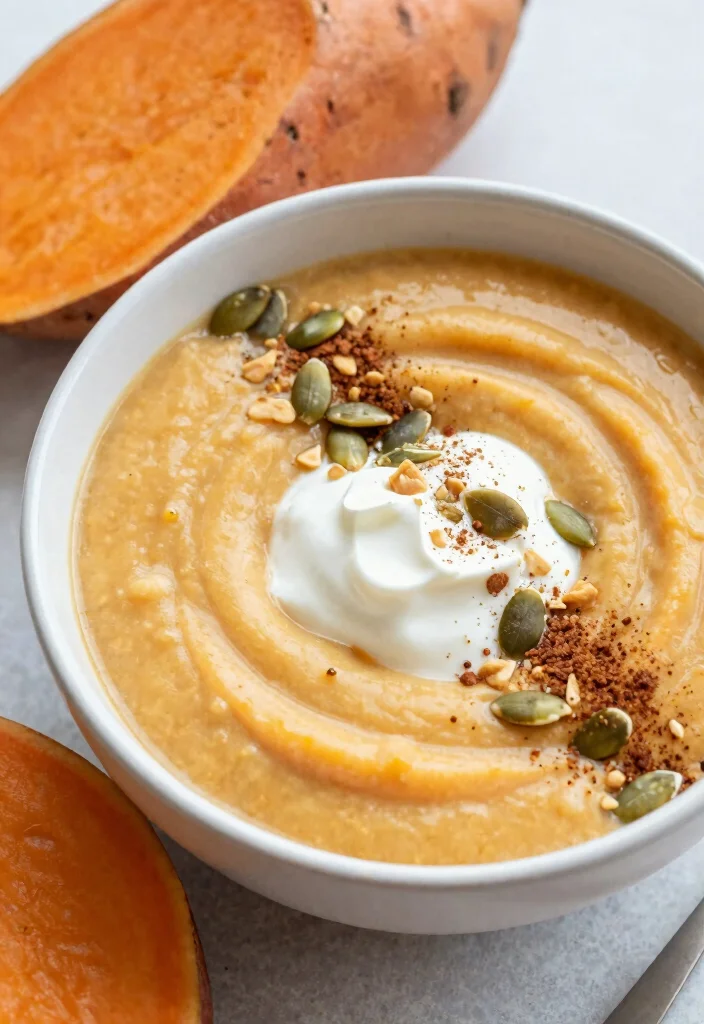 18 Healthy Smoothie Bowl Recipes for Clean Eating - 11. Sweet Potato Power Bowl 1