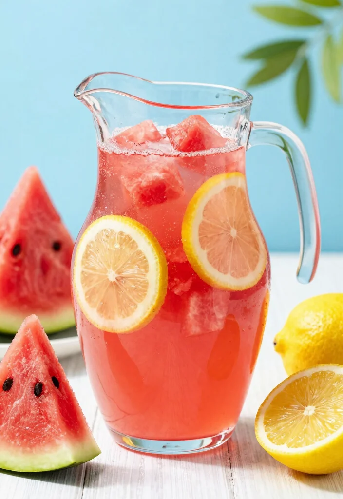 18 Lemon Ginger Detox Water Recipes for Daily Cleanse and Gentle Metabolism Support - 11. Watermelon Lemon Ginger Detox Water 1