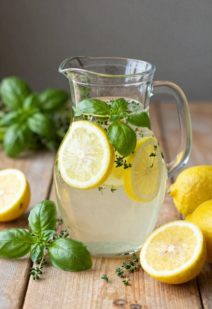 18 Lemon Ginger Detox Water Recipes for Daily Cleanse and Gentle Metabolism Support - 7. Herbal Lemon Ginger Detox Water 1
