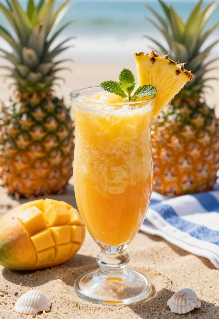 18 Mango Smoothie Recipes Sweet and Refreshing - 2. Tropical Mango Pineapple Paradise 1