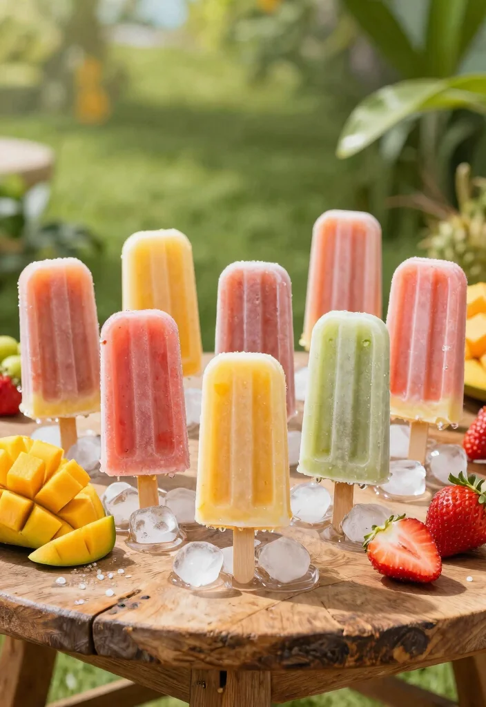 18 Mango Strawberry Smoothie Recipes Naturally Sweet - 16. Mango Strawberry Smoothie Popsicles 1