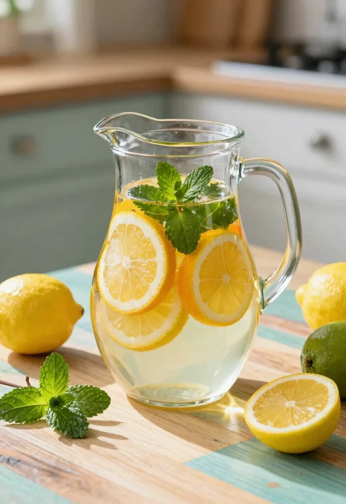 18 Natural Detox Cleanse Recipes Using Fruits, Herbs, and Simple Home Drinks - 1. Citrus Mint Detox Water 1