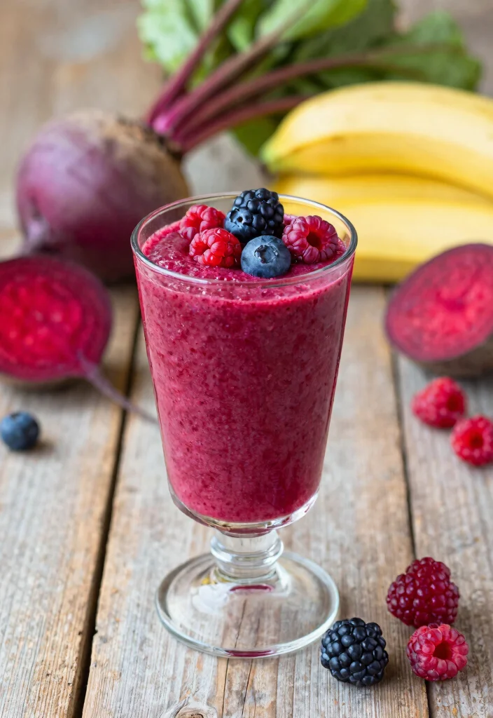 18 Natural Detox Cleanse Recipes Using Fruits, Herbs, and Simple Home Drinks - 11. Beetroot Detox Smoothie 1