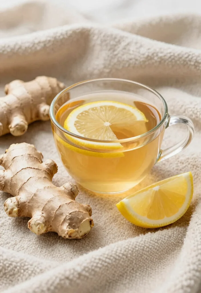 18 Natural Detox Cleanse Recipes Using Fruits, Herbs, and Simple Home Drinks - 12. Lemon Ginger Detox Tea 1