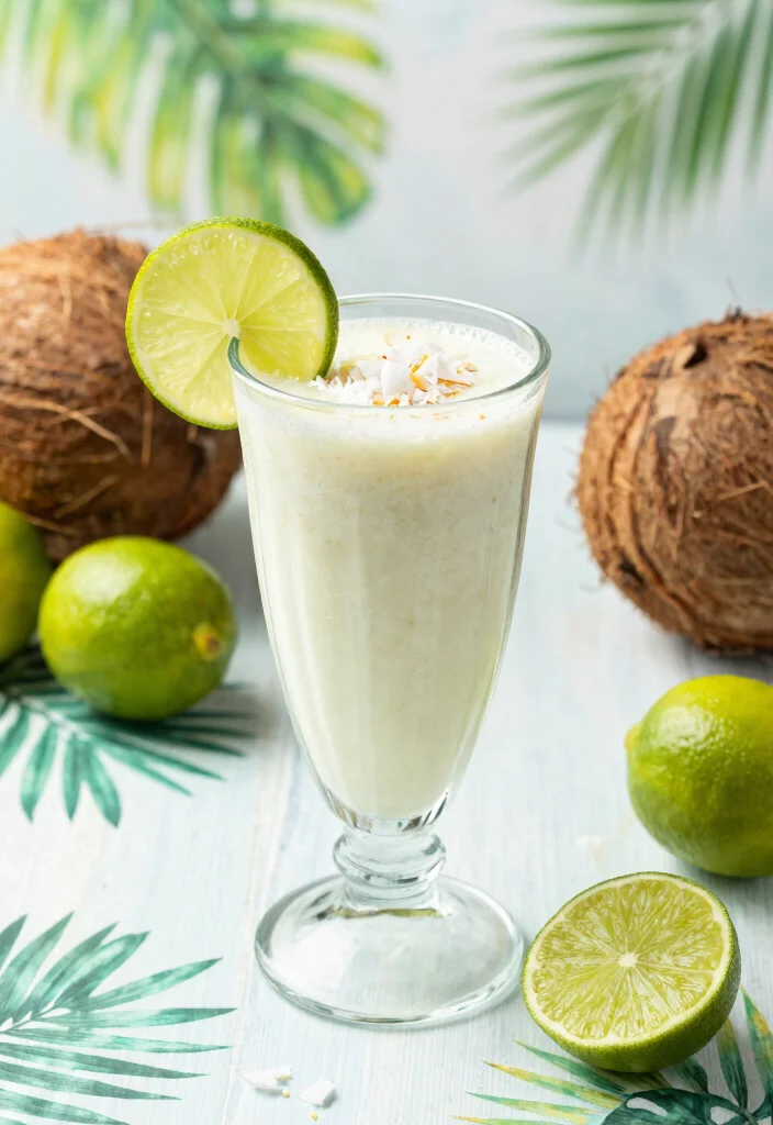 18 Natural Detox Cleanse Recipes Using Fruits, Herbs, and Simple Home Drinks - 14. Coconut Lime Detox Smoothie 1