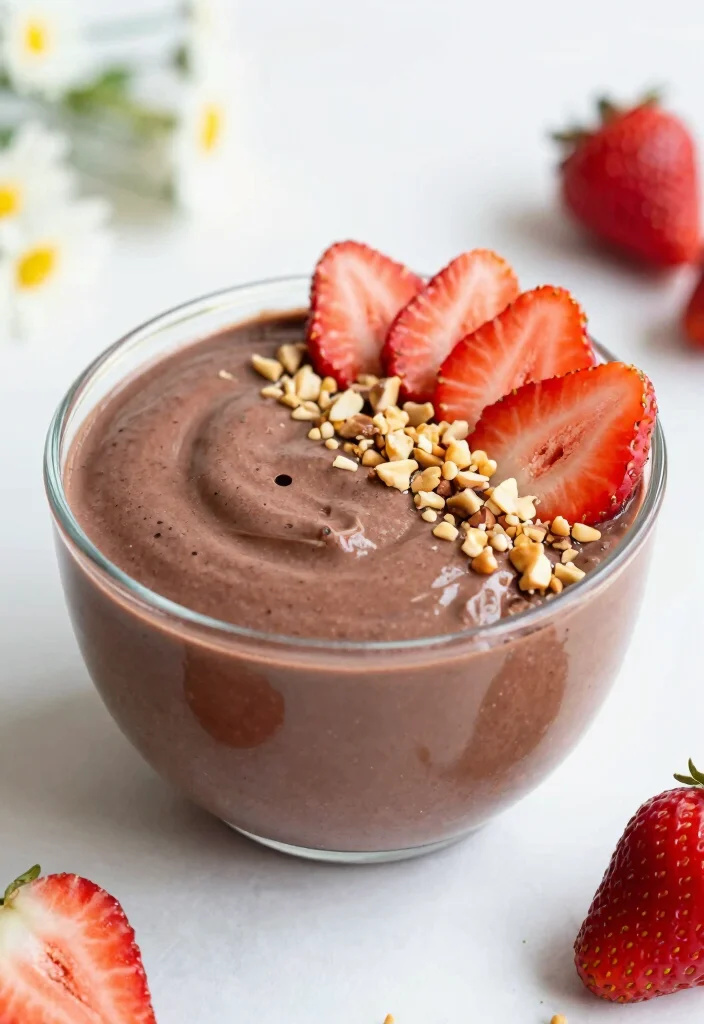 18 Smoothie Bowl Recipes Easy to Make at Home - 11. Chocolate Strawberry Smoothie Bowl 1