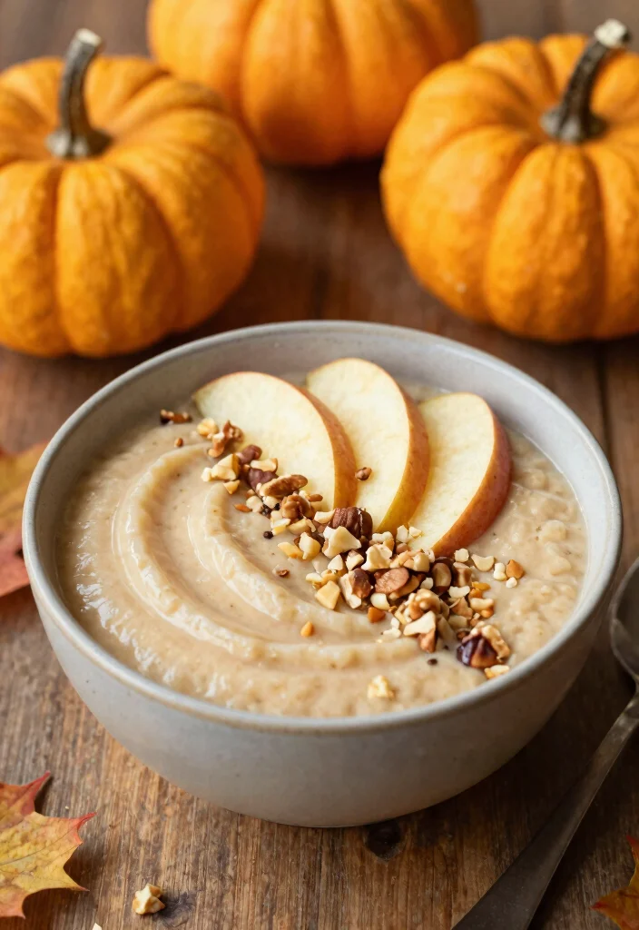 18 Smoothie Bowl Recipes Easy to Make at Home - 15. Apple Pie Smoothie Bowl 1