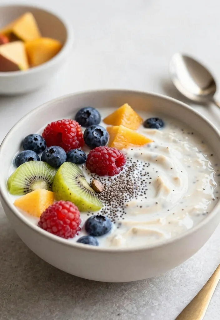 18 Smoothie Bowl Recipes Easy to Make at Home - 16. Vanilla Chia Smoothie Bowl 1