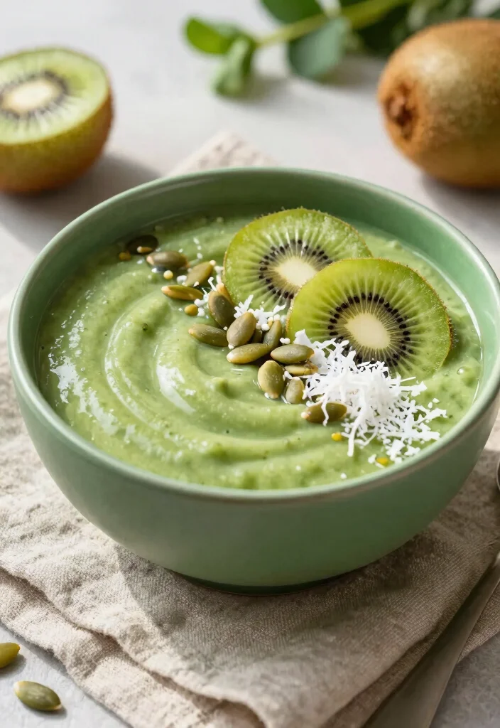 18 Smoothie Bowl Recipes Easy to Make at Home - 2. Green Goddess Smoothie Bowl 1