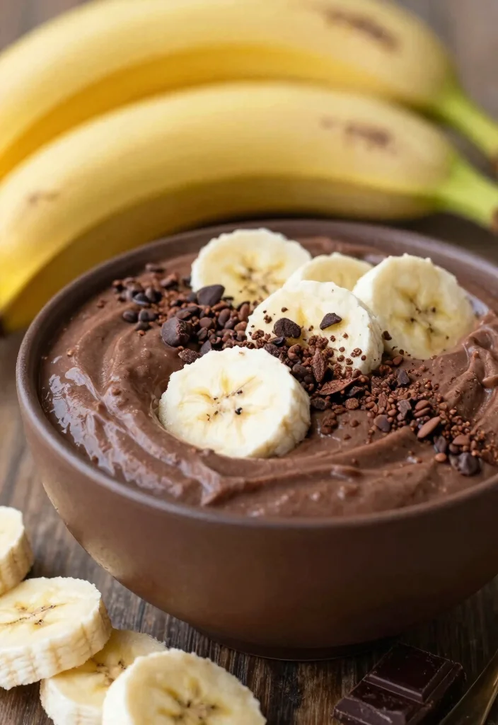 18 Smoothie Bowl Recipes Easy to Make at Home - 4. Chocolate Banana Smoothie Bowl 1