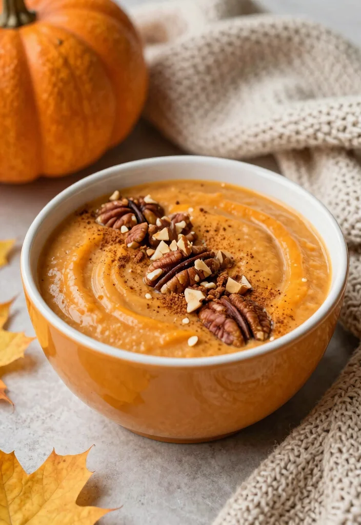 18 Smoothie Bowl Recipes Easy to Make at Home - 8. Pumpkin Spice Smoothie Bowl 1