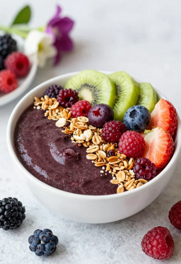 18 Tropical Acai Smoothie Bowl Recipes at Home - 18. Tropical Berry Acai Bowl 1